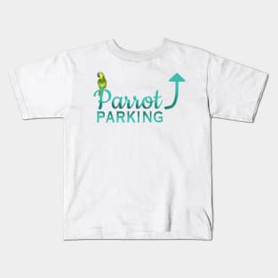 Parrot Parking - Blue-Fronted Amazon Kids T-Shirt